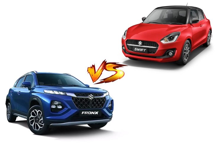 Maruti swift vs fronx - which is more efficient?